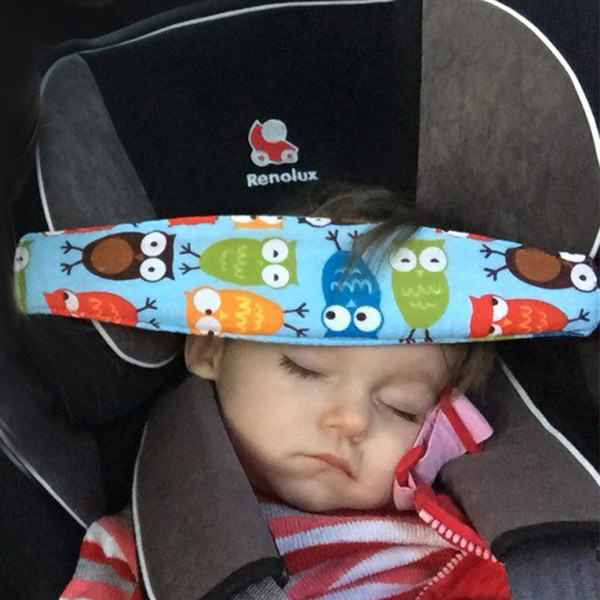 Kids Baby Sleep Positioner Sleeping Safe Belt Car Fixed Headband For Newborn Wheelchair Pram Pushchair Kids Car Product Stroller Accessories