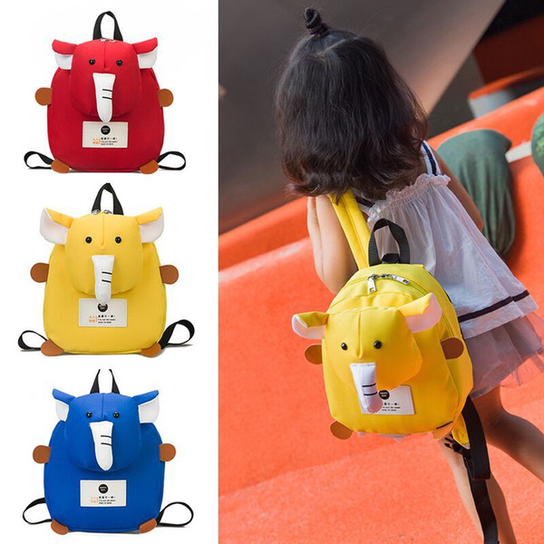 Cute Cartoon Baby Toddler Walking Keeping Backpack Kids Elephant Safety Harness Strap Bag Backpack with Reins Christmas Gift