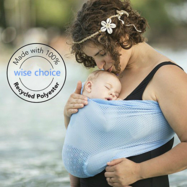 Baby Water sling Wrap Mesh sling Quick Dry Pool Shower Carrier Backpack 9 Color Baby Gear Beach Pool Wrap Swing Sling Carrier LC952