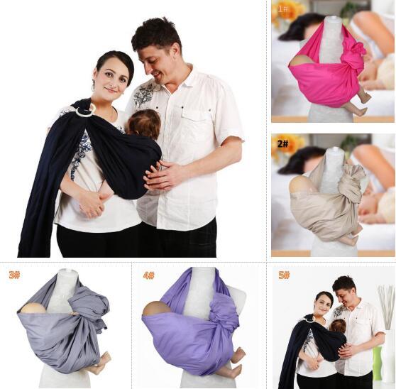 New Baby Cotton Carriers ring Slings Toddler Infant Comfortable Breathable loop Sling Baby multifunctionalback towel strap BY005