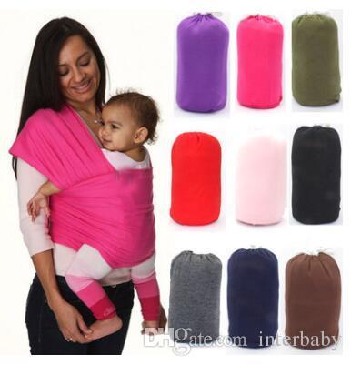 Breastfeed Gear Sling Baby Stretchy Wrap Carrier Infant Baby Stretchy Strollers Gallus Kids Breastfeeding Sling Hipseat Backpacks J481