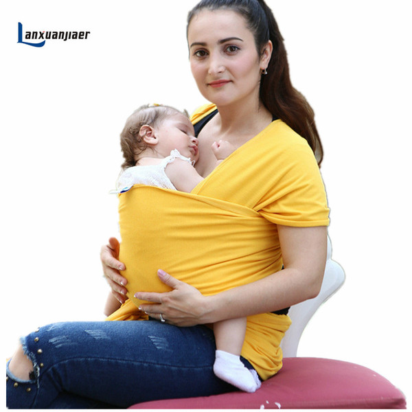 Lanxuanjiaer Baby Carrier Infant Sling Soft Natural Wrap Backpack Breathable Comfortable Cotton Hipseat Nursing Cover for 0-36M