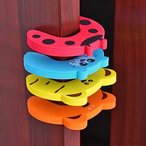 Child kids Baby door stopper cute Animal Cartoon Door holder lock Safety Guard safety gates