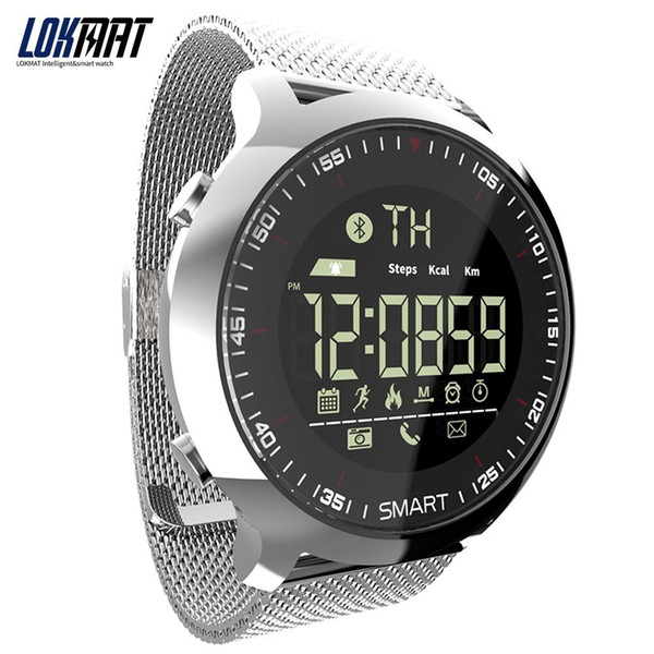 Lokmat Sport Watch Bluetooth Waterproof Men Smart Watch Digital Ultra-long Standby Support Call And Sms Reminder Smartwatch J190522