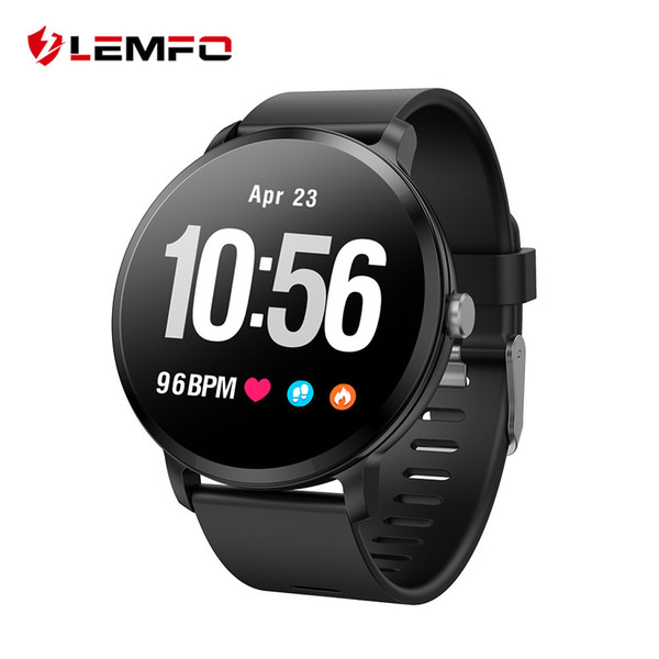 Lemfo V11 Smart Watch 1.3 Inch 240*240 Tempered Glass Screen Ip67 Waterproof Heart Rate Monitoring Blood Pressure For Men Women J190522