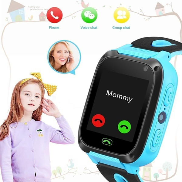 Kids Child Smart Watch Anti-lost Lbs Positioning Alarm Clock Waterproof Take Picture Illumination Smart Children Watch Make Call J190524