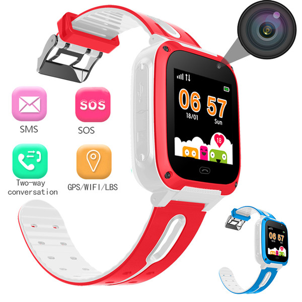 Bangwei 2018 New Smart Watch Lbs Kid Smartwatches Anti Lost Baby Watch For Children Sos Call Location Finder Locator Tracker+box J190524