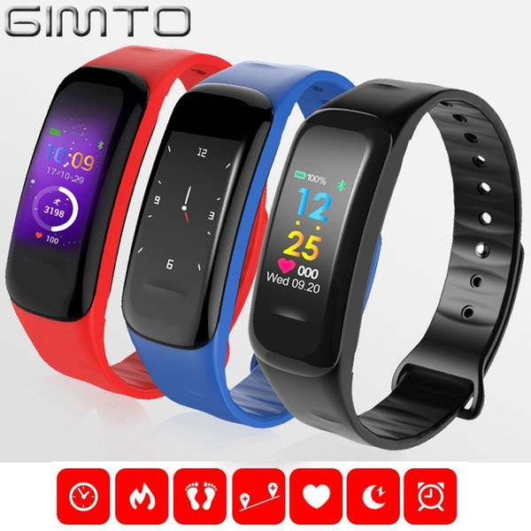 Gimto Sports Smart Baby Watch Kids Boy Digital Children Watches Girls Led Fitness Heart Rate Blood Pressure Pedometer Bluetooth J190524