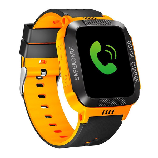 Y21s Smart Bracelet With Camera Flashlight Touch Screen Smart Watch Sos Phone Call Gprs Tracker Sim Children Watch J190524