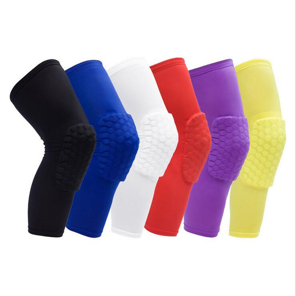 Outdoor sports knee protectors anti-collision breathable PRO honeycomb nursing knee basketball mountaineering long section male