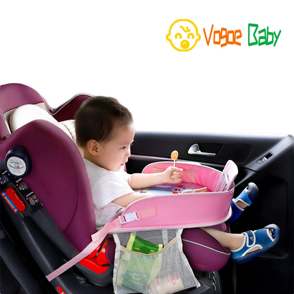 Waterproof Table Car Seat Tray Storage Kids Toys Infant Holder Children Dining Drink Table In-car Accessories Baby Fence 7479