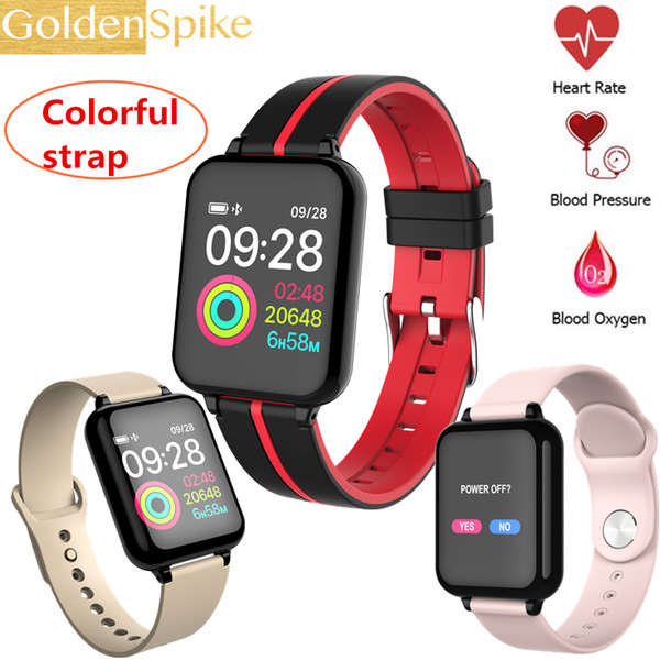 B57 Smart Watch Waterproof Heart Rate Monitor Blood Pressure Multiple Sport Mode Smartwatch Women Wearable Watch Men Smart Clock J190522