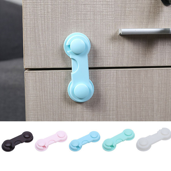 2pcs/10pcs/5pcs/lot baby protection baby safety lock child safety kids Door plastic drawers cabinet Refrigerator Window Closet SH190916