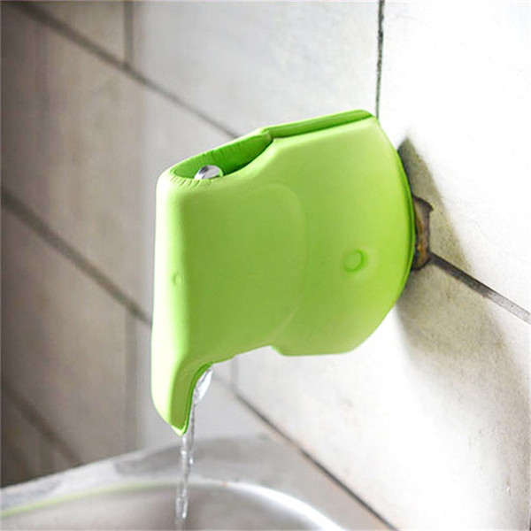 Baby Safety super Soft Bath Spout Cover Tap Animal Elephant Faucet cover Collision Angle Washable Edge Cushions C191