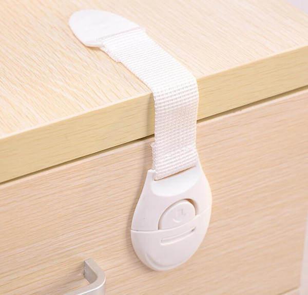 Kids Drawer Lock Baby Safety Lock Adhesive Door Cupboard Cabinet Fridge Drawer Safety Locks Safety Locks Straps WY073