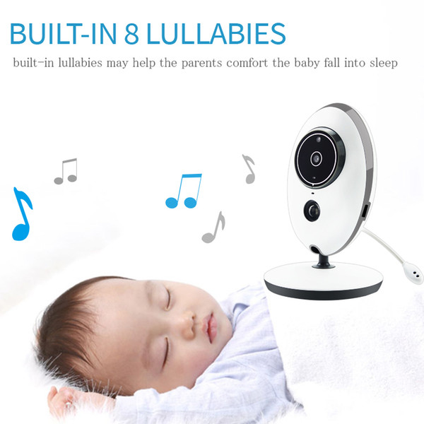 3.5 Inch Screen Smart Infant LCD Display Movement Digital Wireless Audio Video Two Way Talk Night Vision Temperature Baby Monitoring Camera