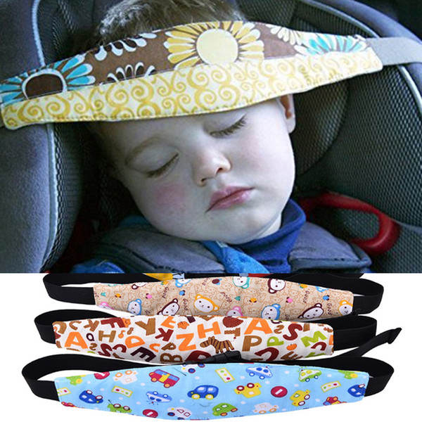 Infant Head Safety Belt Children 15 Style Adjustable Nap Sleep Holder Belt Car Seat Fixing Band Strap Baby Carriage Bed Protective Belt