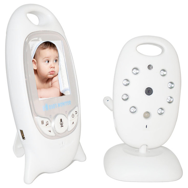 Wireless Video Baby Monitor 2.0 inch Color Security Camera 2 Way Talk NightVision IR LED Temperature Baby Safety Monitoring with 8 Lullaby