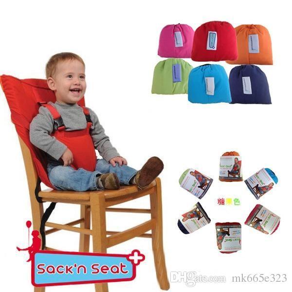 Candy Colors Baby Portable Seat Child Safety Seat Cover infant Upgrate Toddler Eat Chair Seat Belt