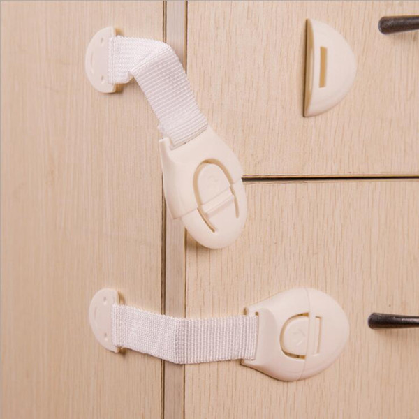 Kids Drawer Lock Baby Safety Lock Adhesive Door Cupboard Cabinet Fridge Drawer Safety Locks Safety Locks Straps