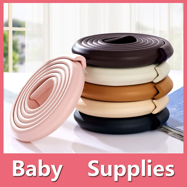 Colorful BD Kids Baby Safety Rubber Foam Bumper Strip Safety Table Edge Corner Protect Length 2M