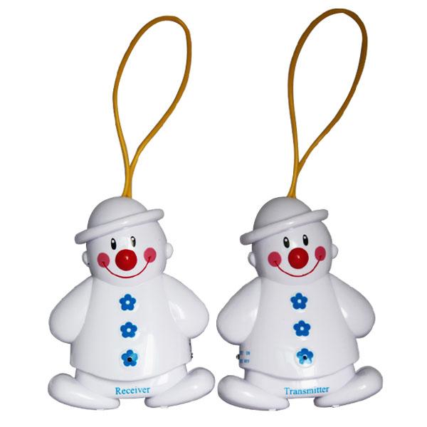 Cute snow man Wireless baby reminder Watcher kids monitor alarm baby sensor detector device free shipping