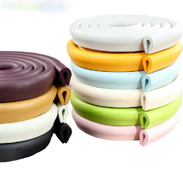 ''U' Style 2m New Baby bumper strip Baby Safety Corner protector Glass Table Edge Corner Guards Cushion Strip