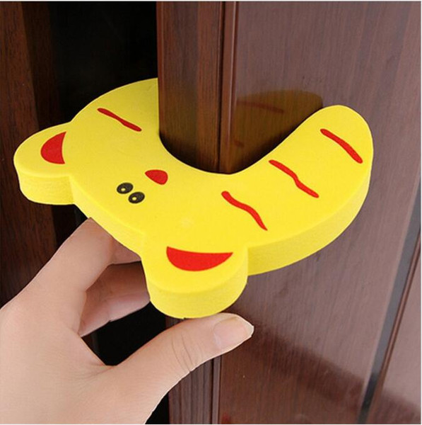 New Care Child kids Baby Animal Cartoon Jammers Stop Door stopper holder lock Safety Guard Finger fashion safety gates