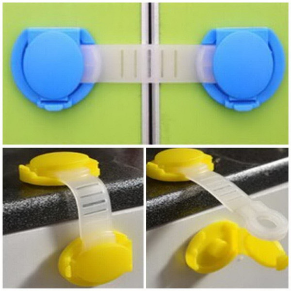 1pcs Toddler Baby Safety Lock Kids Drawer Cupboard Fridge Cabinet Door Lock Plastic Cabinet Locks 2016 free shipping