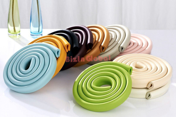 100 pieces/lot 2 Meter Baby Safety child Table desk Edge Corner Cushion infant Guard Strip Softener Bumper Protector