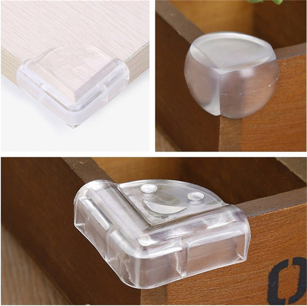 Baby Safety Arc Shaped Table corner sleeve Anti-collision Table Edge Cushion Transparent smiling face Anticollision angle T3I0282