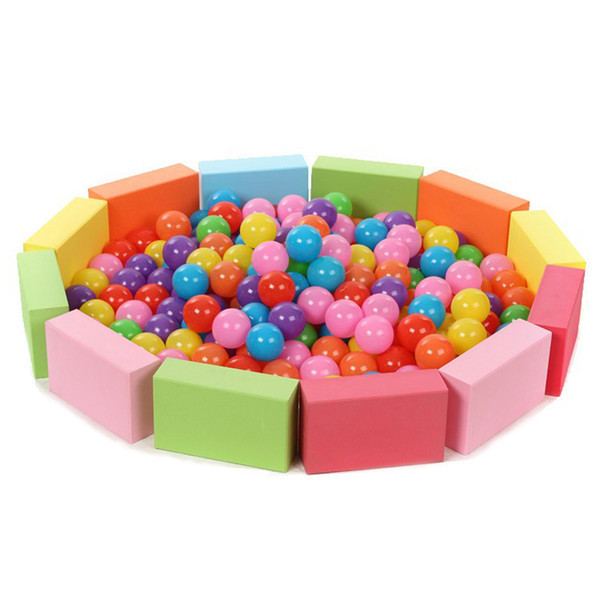 50 Piece Baby Eco-Friendly Colorful Soft Plastic Stress Air Ball Funny Ocean Balls Toys Outdoor Fun Sport for Play Pit Baby Pool