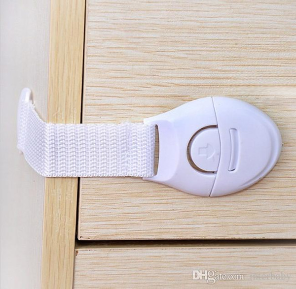 Kids Safety Locks Latches Plastic Straps Baby Care Security Cabinet Drawer Locks Door Safety LockChildren Cupboard Safe Locks YFA202