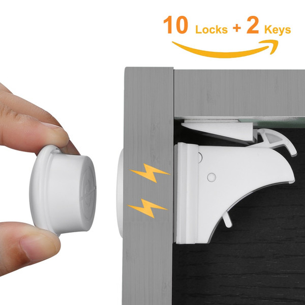 Baby Safety Magnetic Locks Set Child Kids Protection Cabinet Door Drawer Locker Security Cupboard Childproof Lock