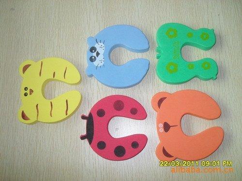 500Pcs/Lot Child Baby Animal Cartoon Jammers Stop Door Stopper Holder Lock Safety Guard