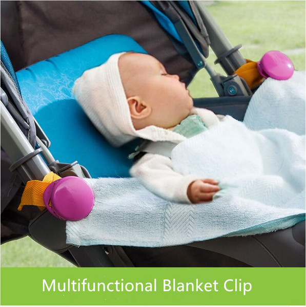 Baby Multifunctional Blanket Clip Stroller Clip Infant Girls Boys Bed Stroller Blanket Clip