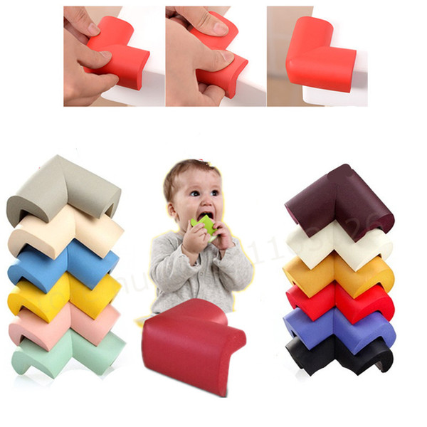 8Pcs/lot Soft Baby Safe Corner Protector Baby Kids Table Desk Corner Guard Children Safety Edge Guards bumper doors tuning