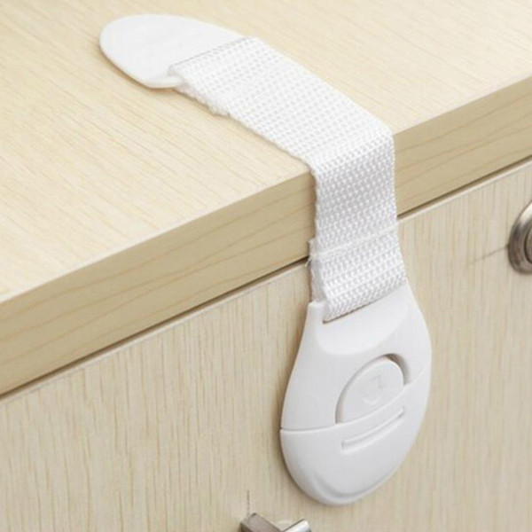 Baby Kids Safety Locks Lengthen Drawer Door Cabinet Cupboard Strap Safety Locks Plastic Children Protection Care Locks