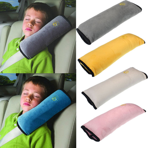 2018 Baby Kids Soft Safety Car Seat Paste Belts Cover Harness Pillow Shoulder Protection 5 Colors