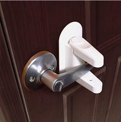 Children Safety Lock Door lever baby Door Handle Locks kids Safety supplies 2 pcs set Door Locks