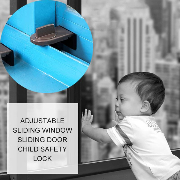 Metal Sliding Patio Window Bolt Locking Catch Push Lock Home Security Door 2018 New Arrival High Quality