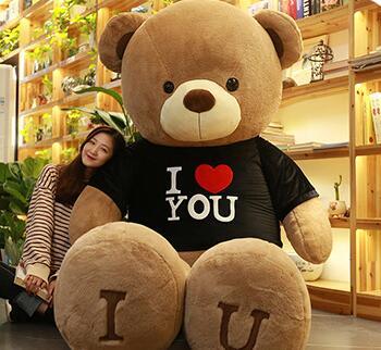 1pc Lovely Huge Size 120cm USA Giant Bear Skin Teddy Bear Hull High Quality Wholesale Price Selling Birthday Gift For Girls Baby