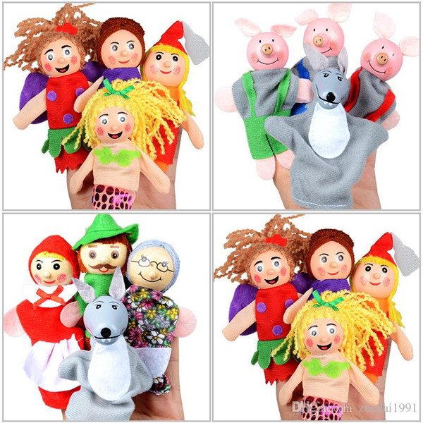 Theater Mouth Hand Puppet Plush Toy Children's Bedtime Gifts The Best Present For Children Finger Dolls Finger Puppets