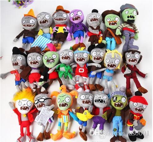 10 style 30CM 12'' Plants Vs Zombies Soft Plush Toy Doll Game Figure Statue Baby Toy for Children Best Gifts