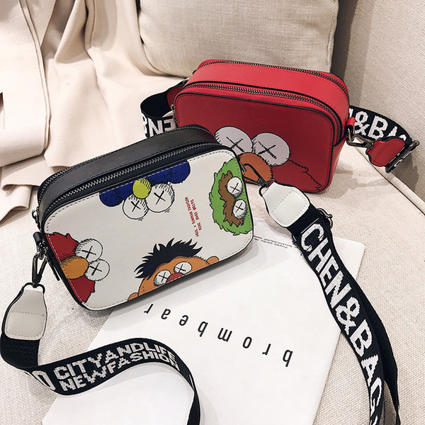 New Fashion Sesame Street Shoulder Bag Elmo Cookie Big Eyes Red Blue Toy Bag For Kids Adult Gifts