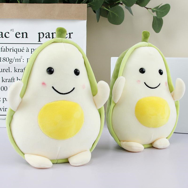 Free Shipping Birthday's Gift New cotton avocado fruit doll pillow stuffed toys for children grab machine dolls Hot Toys Profess present