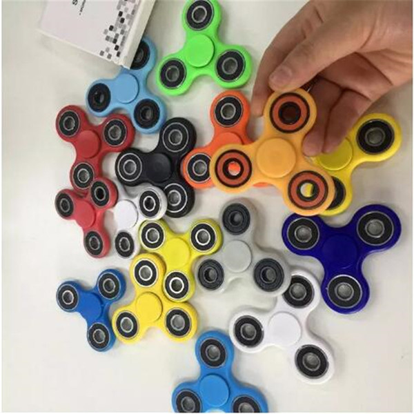 New EDC Fidget Spinner toy finger spinner toy Hand tri spinner Handspinner Decompression Anxiety Toys Desk Focus Finger Spinning rotate 2min