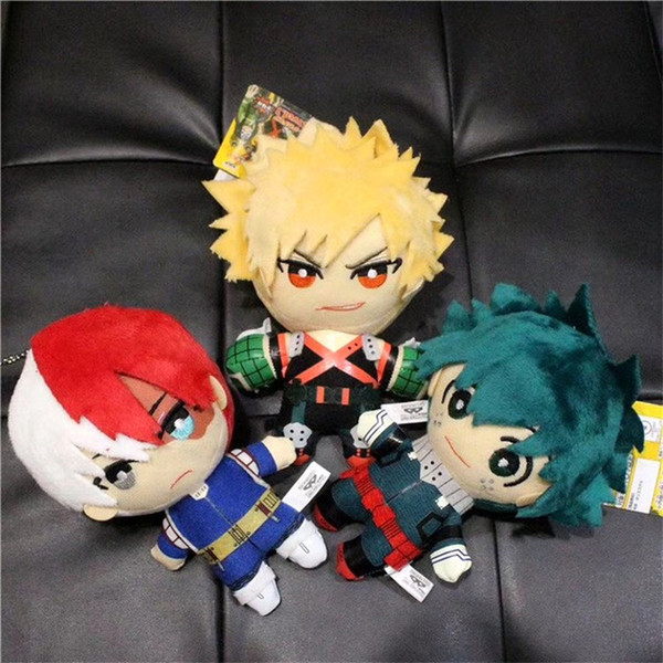 15CM Shouto Todoroki Plush pendant toy Soft Stuffed dolls Gift