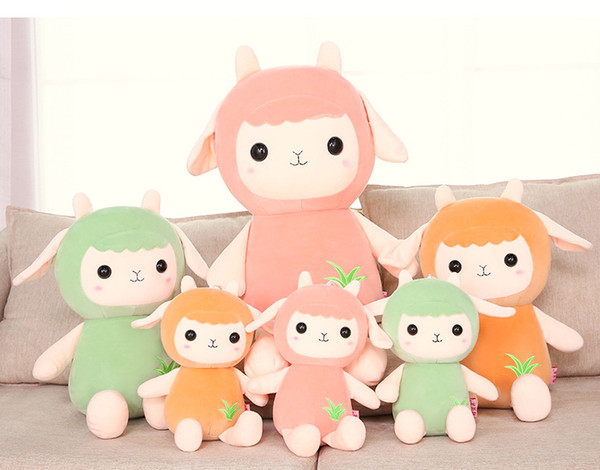 Factory Direct Sale New Trend Sheep Doll Plush Toy Girl Comfort Pillow Birthday Gift Children's Day Gift One Generation ZZC-197