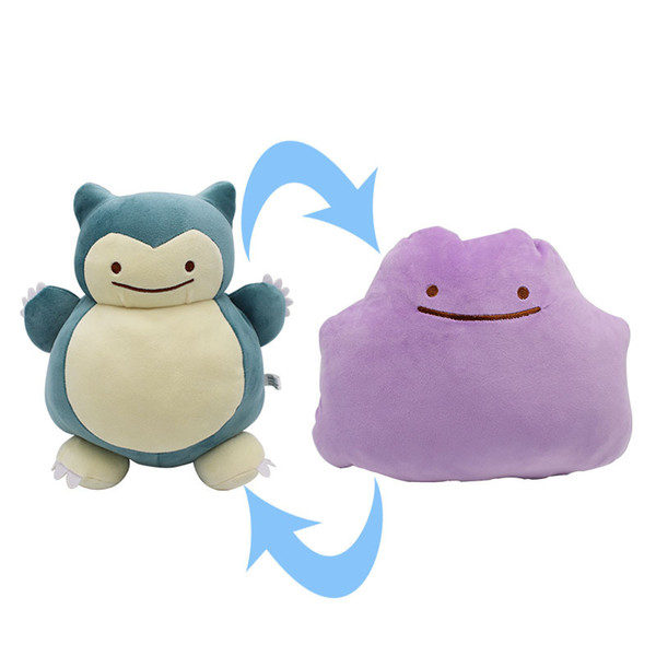 Hot ! New Snorlax Cosplay Ditto Soft Doll Plush Toy For Kids Christmas Halloween Best Gifts 11.8inch 30cm